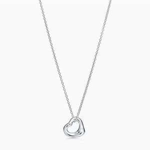 Tiffany Elsa Paretti open heart necklace